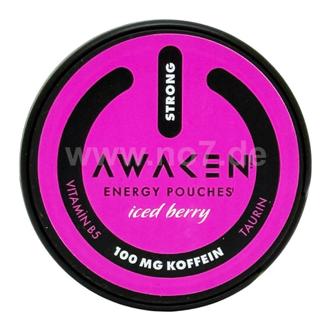 AWAKEN Energy Pouches Iced Berry 100mg (12g)