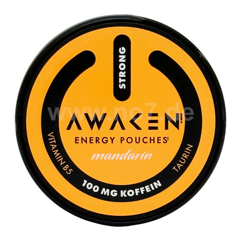 AWAKEN Energy Pouches Mandarin 100mg (12g)
