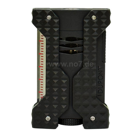 Feuerzeug Windproof gebürstetes schwarz NEU - Feuerzeug Dupont