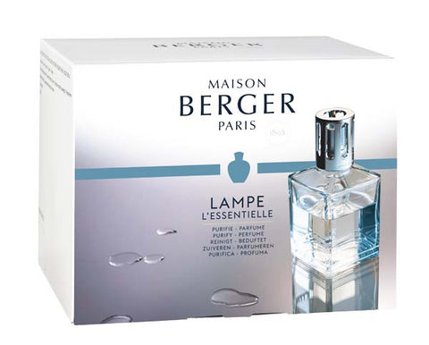 Essentielle Set Cube mit Flüssigkeit 0,25l & AIR PUR Neutral 0,25l - Lampe Berger