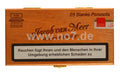 John Aylesbury Jacob van Meer Slanke Panatella Zigarren in einer eleganten Holzschachtel mit Warnhinweis