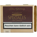 John Aylesbury Speciales Sumatra Holzbox mit 50 Cigarillos und einzelner Zigarillo neben der Box sichtbar