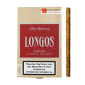 John Aylesbury Longos Sumatra 20er Packung mit Zigarren und einzelner Longos Sumatra Zigarillo daneben