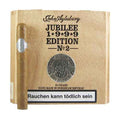 John Aylesbury Jubilee Edition 1999 Nr. 2 Corona Zigarre mit Holzkiste und Warnhinweis sichtbar