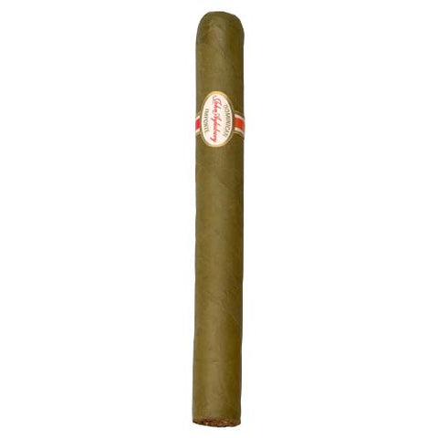 John Aylesbury Santo Domingo Candela Zigarre mit hellem Wrapper und dezenter Banderole auf weißem Hintergrund.