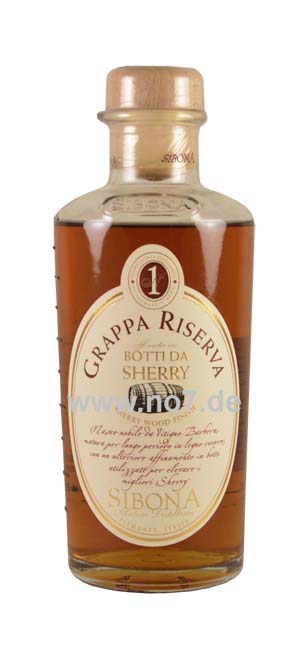 Sibona Grappa aged in Sherry Wood 0,5l