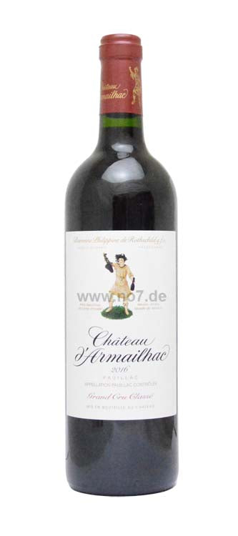 Chateau d’ Armailhac 2016 - Baron Philippe de Rothschild 0,75l