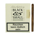 John Aylesbury Black & Small Packung mit 20 Cigarillos und einzelner Zigarillo neben der Verpackung