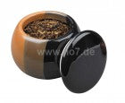 Tabaktopf Keramik schwarz/ braun (100g)