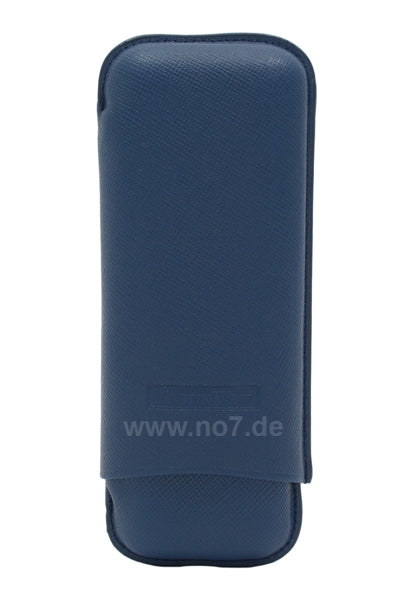 Zigarrenetui M. Wess blau Robusto 2er