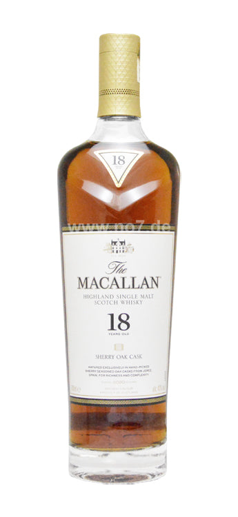 Macallan Sherry Oak 18 Years 0,7l