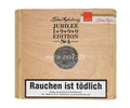Holzkiste der John Aylesbury Jubilee Edition 1999 Nr. 4 Toro mit edlem Design und Warnhinweis Rauchen ist tödlich.