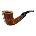 John Aylesbury Buckingham Shape 175 Pfeife aus poliertem Holz mit elegant geschwungener Form und schwarzem Mundstück