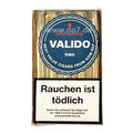 Verpackung der John Aylesbury Valido Toro Zigarren mit Warnhinweis Rauchen ist tödlich in Nahaufnahme