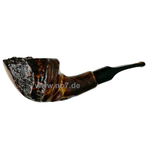 Pfeife Crown Viking teilrustiziert Pfanne 55 ++Unikat++