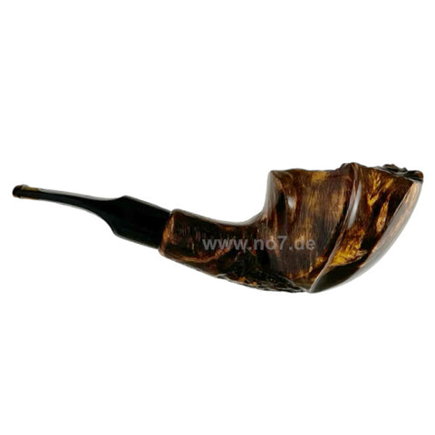 Pfeife Crown Viking teilrustiziert Pfanne 55 ++Unikat++