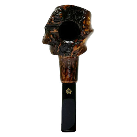 Pfeife Crown Viking teilrustiziert Pfanne 55 ++Unikat++