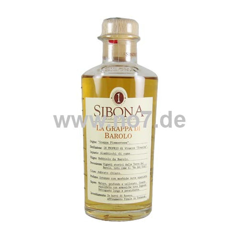 Sibona Grappa di Barolo MAGNUM   1,5l