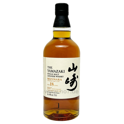 Yamazaki Single Malt 18 Jahre Mizunara Cask Limited Edition 100 Years - Suntory 0,7l