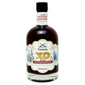 Flasche Corsario XO Limited Winter Edition 2024 Rum Based Spirit  - John Aylesbury 0,5l mit winterlichem Design und dunklem Inhalt
