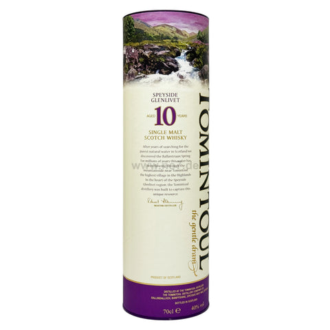 Tomintoul 10 YO Single Malt Whisky 0,7l