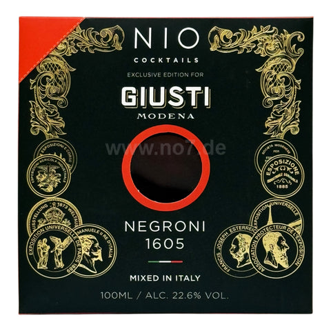 NIO Cocktails Giusti Negroni 1605  0,1l