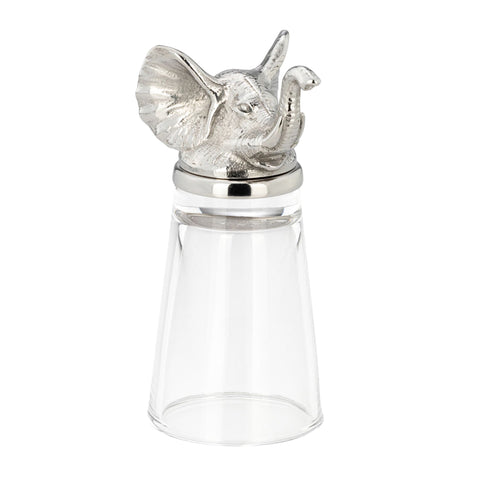 7063 Elefant Schnapsglas  Edelstahl