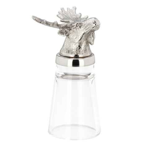 7068 Elch Schnapsglas Edelstahl