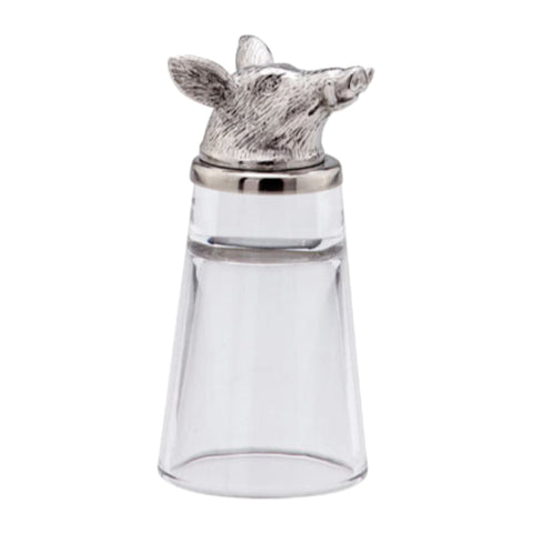 714 Wildschwein Schnapsglas Edelstahl