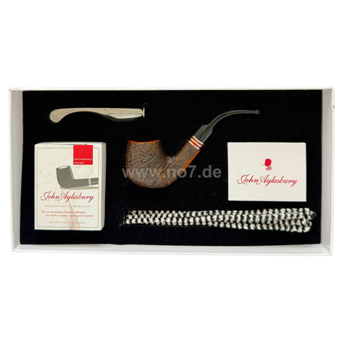 The Pipe Smoker´s Beginnerset DELUXE Bent rustiziert John Aylesbury