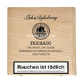 Holzkiste mit John Aylesbury Santo Domingo Figurado Zigarren, handgefertigt in der Dominikanischen Republik, 10 Stück Inhalt