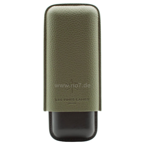 Les Fines Lames Cigar Case Duo grün