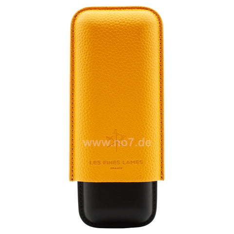 Les Fines Lames Cigar Case Duo gelb