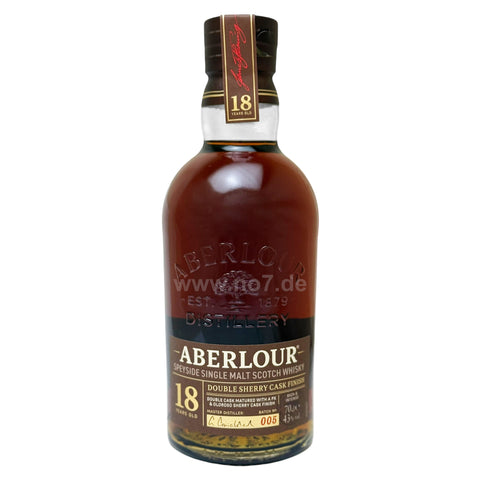Aberlour 18 YO Double Sherry Cask Finish  0,7l
