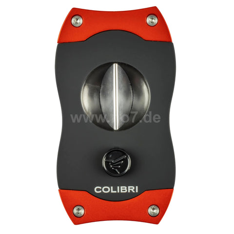 Zigarrenabschneider V-Cut schwarz/rot Colibri